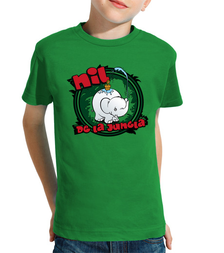 T-shirt bambino manica corta nil giungla