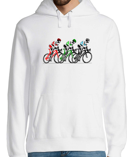 Sweat-shirt À Capuche Pour Homme équipe cycliste