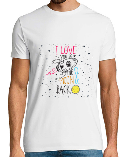 Image of i love you to the moon and back man