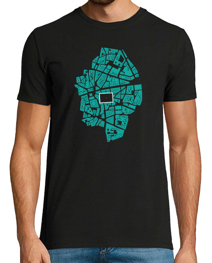 Image of plaza mayor de madrid and surroundings - boy's t shirt - t shirt