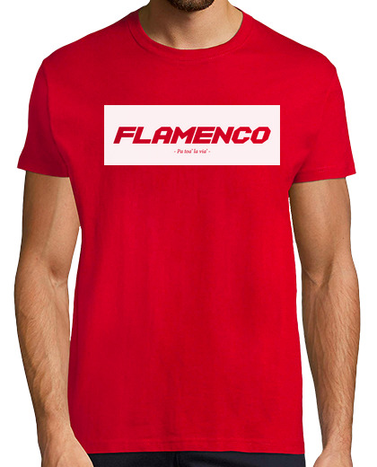 Image of short manga t shirt man pa toa la via - flamenco lachio
