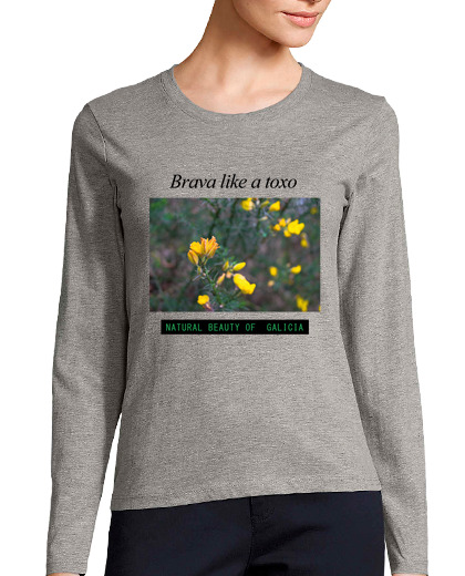 Image of brava like a toxo long manga t shirt