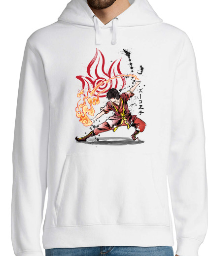 Sudadera Con Capucha Para Hombre The Power of the Fire Nation laTostadora