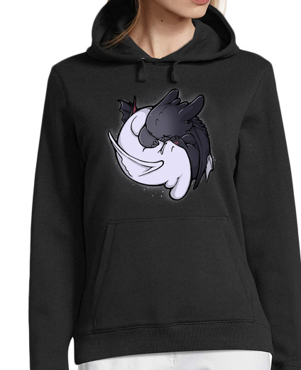 Sweat-shirt À Capuche Pour Femme dragon tao