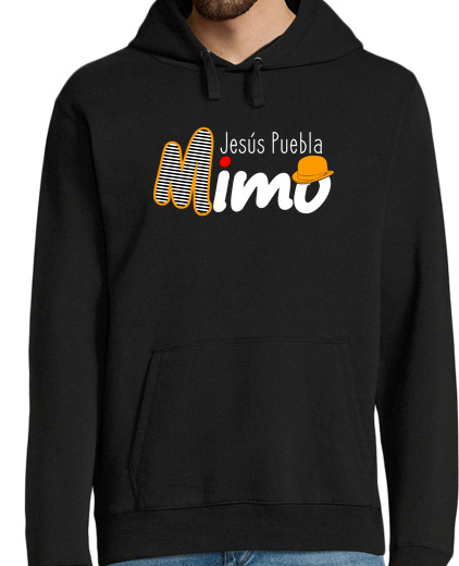 Sweat-shirt À Capuche Pour Homme jésus puebla mime negro