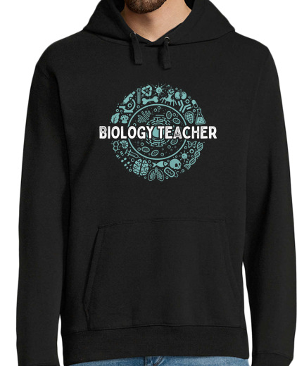 Sudadera Con Capucha Para Hombre Biology Teacher laTostadora