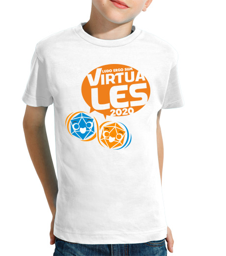 T-shirt bambino manica corta fumetto virtuale 2020