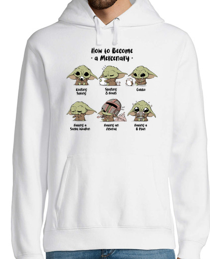 Sweat-shirt À Capuche Pour Homme devenir mercenaire