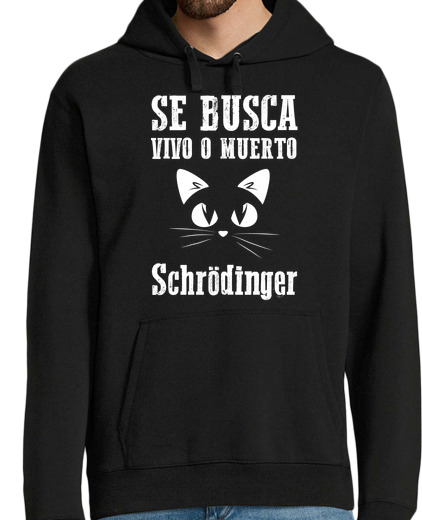 Sweat-shirt À Capuche Pour Homme Le chat de Schrödinger