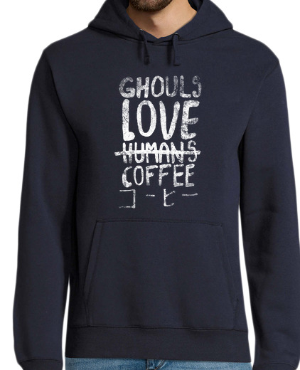 Sweat-shirt À Capuche Pour Homme ghouls love café