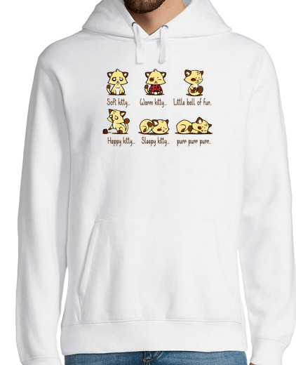 Sweat-shirt À Capuche Pour Homme doux chaton