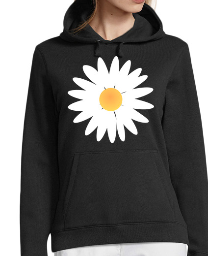 Sweat-shirt À Capuche Pour Femme une marguerite