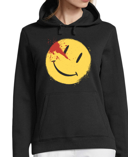 Sweat-shirt À Capuche Pour Femme sourire sanglant