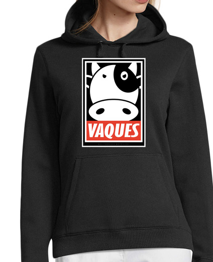 Sweat-shirt À Capuche Pour Femme vaches