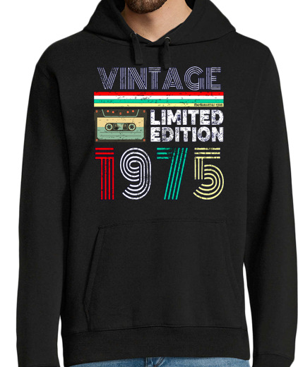 Sweat-shirt À Capuche Pour Homme Millésime 1975 - édition limitée