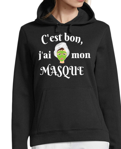 Sweat-shirt À Capuche Pour Femme Sweat-shirt à capuche femme, noir