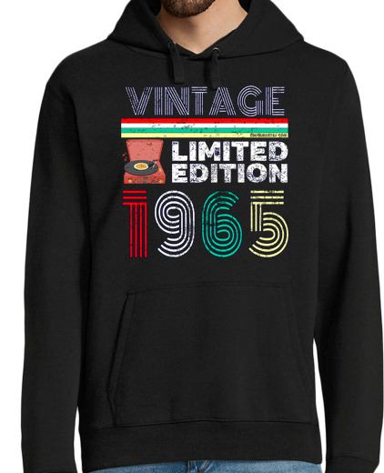 Sweat-shirt À Capuche Pour Homme Millésime 1965 - édition limitée