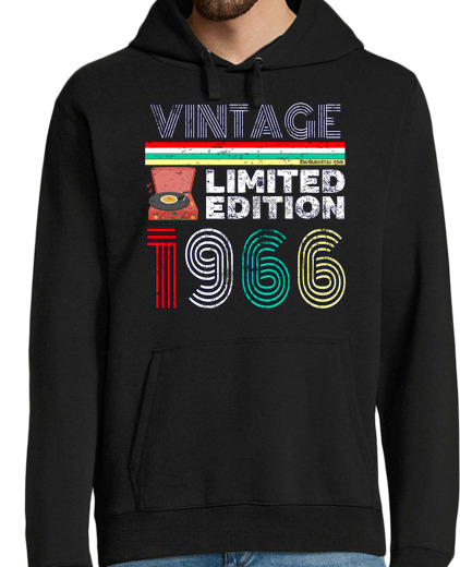 Sweat-shirt À Capuche Pour Homme Millésime 1966 - édition limitée