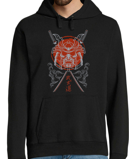 Sweat-shirt À Capuche Pour Homme honneur Bushido