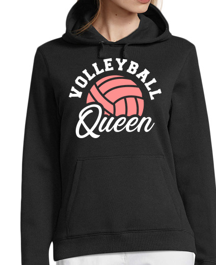 Sweat-shirt À Capuche Pour Femme volleyball reine