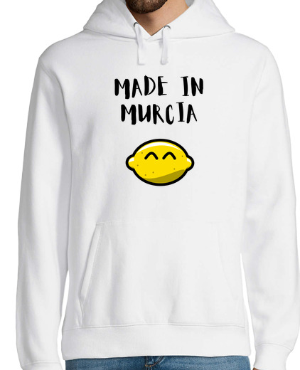 Sweat-shirt À Capuche Pour Homme au citron de Murcie 1