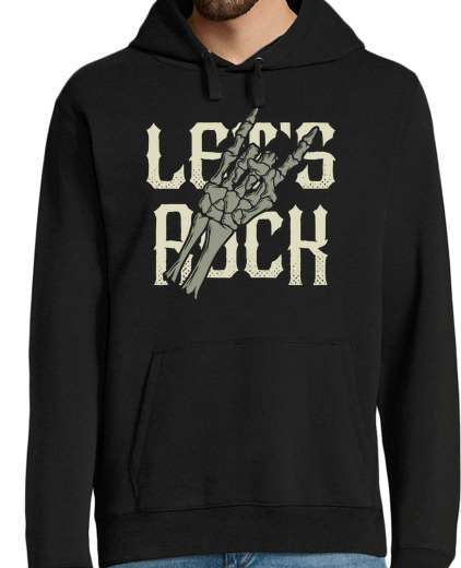 Sweat-shirt À Capuche Pour Homme rock skull crânes Rocker rock and roll