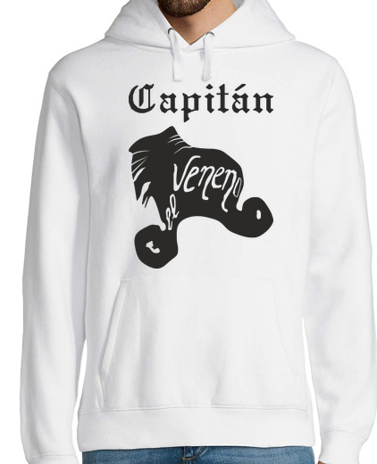 Sweat-shirt À Capuche Pour Homme capitaine poison