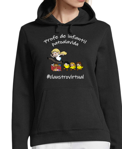 Sweat-shirt À Capuche Pour Femme canards blancs