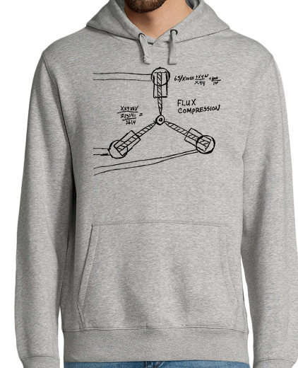 Sweat-shirt À Capuche Pour Homme Dessin Convecteur Temporel - Retour vers le Futur