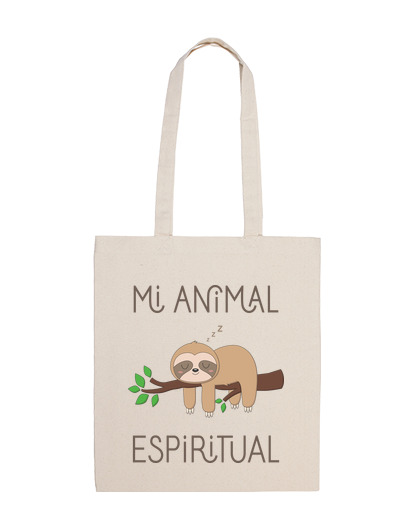 Image of lazy tote bag, my spirit animal