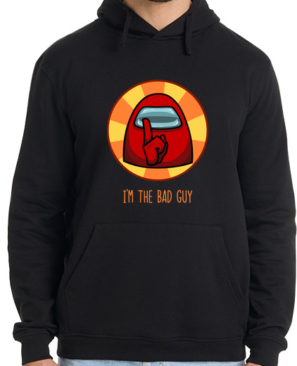 Image of bad guy - men's sweatshirt