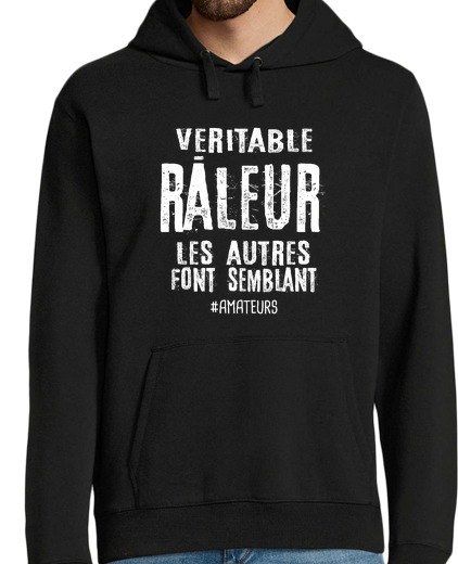 Sweat-shirt À Capuche Pour Homme véritable râleur