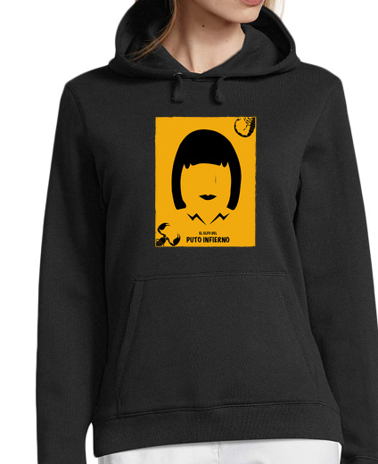 Sweat-shirt À Capuche Pour Femme zulema face à un scorpion