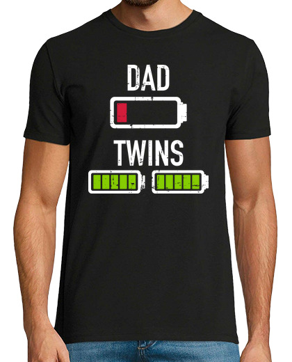 Image of Dad low battery twins full battery