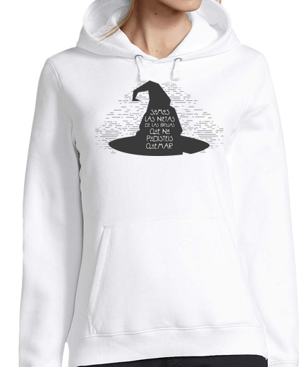 Sweat-shirt À Capuche Pour Femme sorcière t-shirt féministe