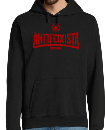 Sweat-shirt À Capuche Pour Homme toujours antiféixiste