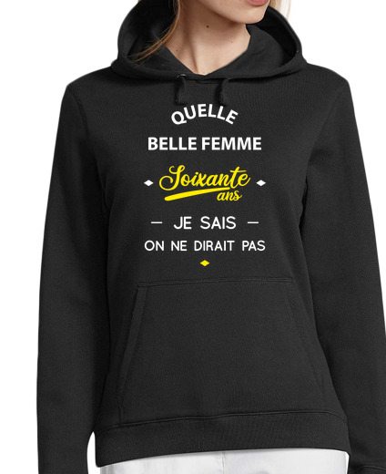 Sweat-shirt À Capuche Pour Femme 60 ans - Quelle belle femme