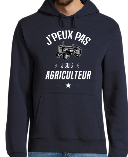 Sweat-shirt À Capuche Pour Homme agriculteur cadeau