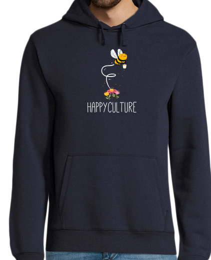 Sweat-shirt À Capuche Pour Homme happyculture