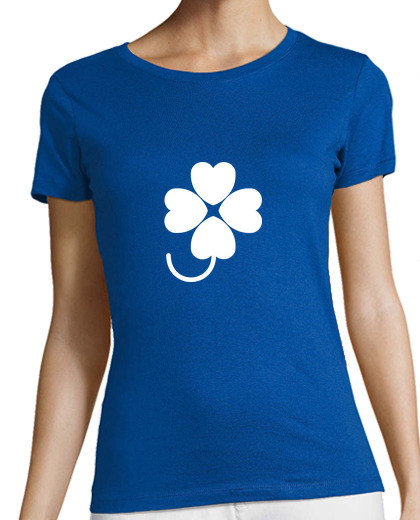 Image of clover. short manga t shirt woman