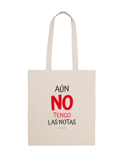 Image of cloth bag for teachers - i don't have the grades yet, white