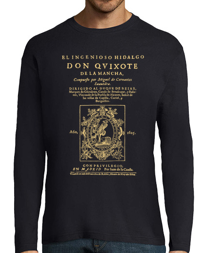 Image of cervantes don quijote (dark tees)