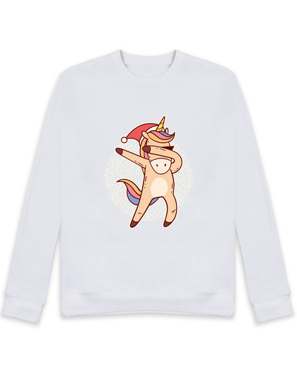 Sweat Unisexe licorne noël