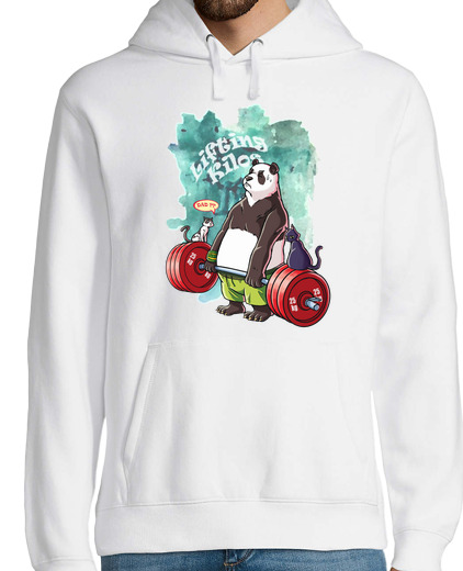 Sweat-shirt À Capuche Pour Homme Panda