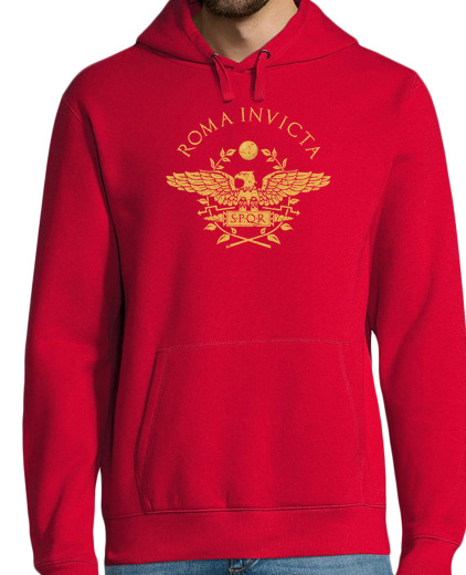 Sweat-shirt À Capuche Pour Homme roma invicta