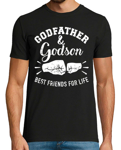 Image of Godfather and godson friends for life