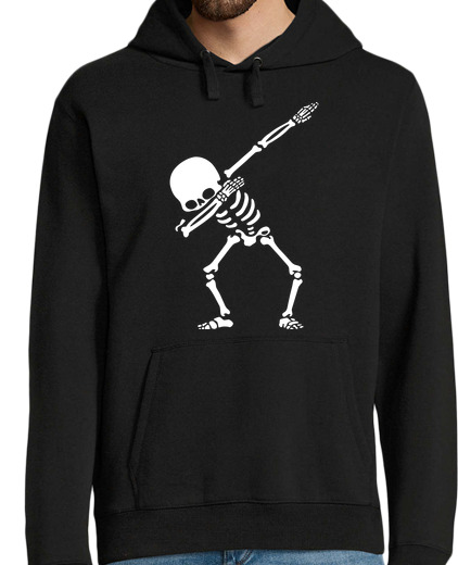 Sweat-shirt À Capuche Pour Homme Dabbing Skeleton