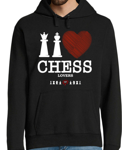 Sweat-shirt À Capuche Pour Homme CHESS LOVERS