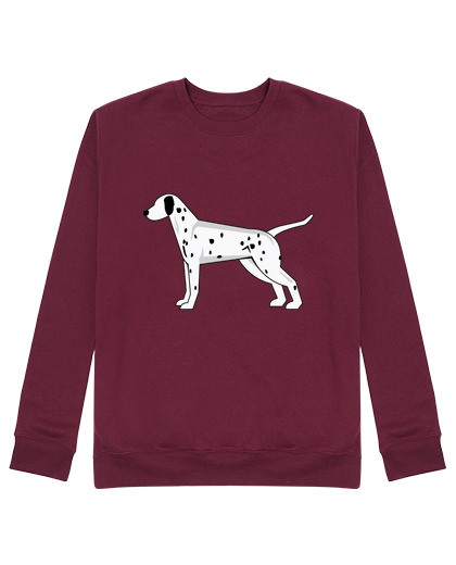 Sweat Unisexe sweat à capuche dalmatien minimaliste