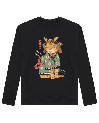 Sweat Unisexe Neko samouraï